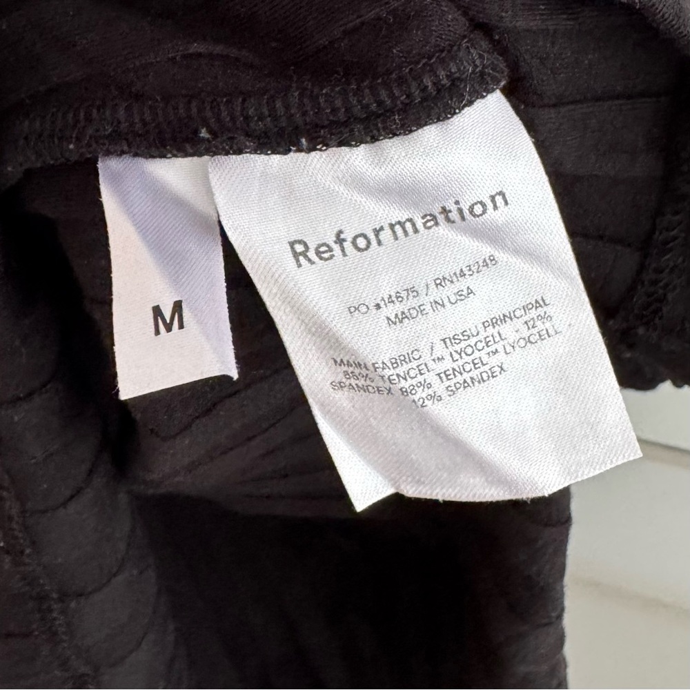 Reformation Mel Ribbed Racerback Dress - Picture 9 of 9